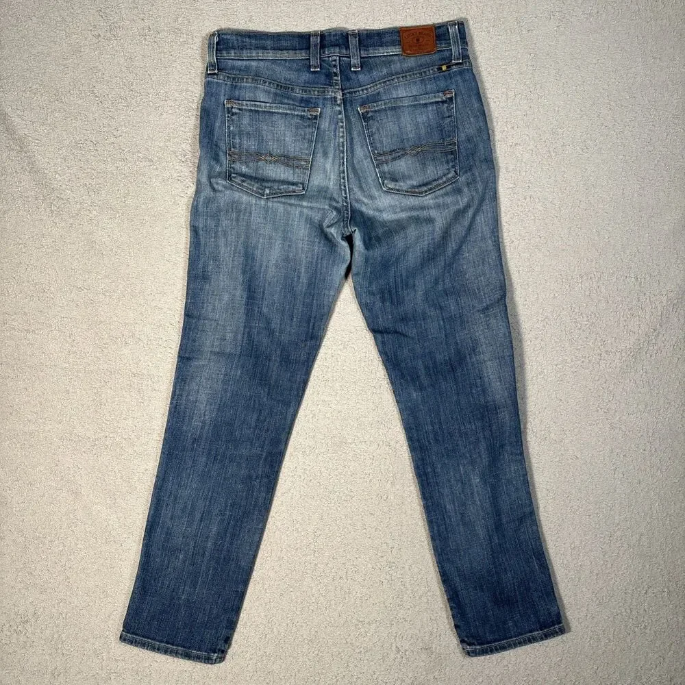Lucky Brand Jeans Women’s Size 6/28 Charlotte Rail Mid Rise Skinny Blue Denim‎